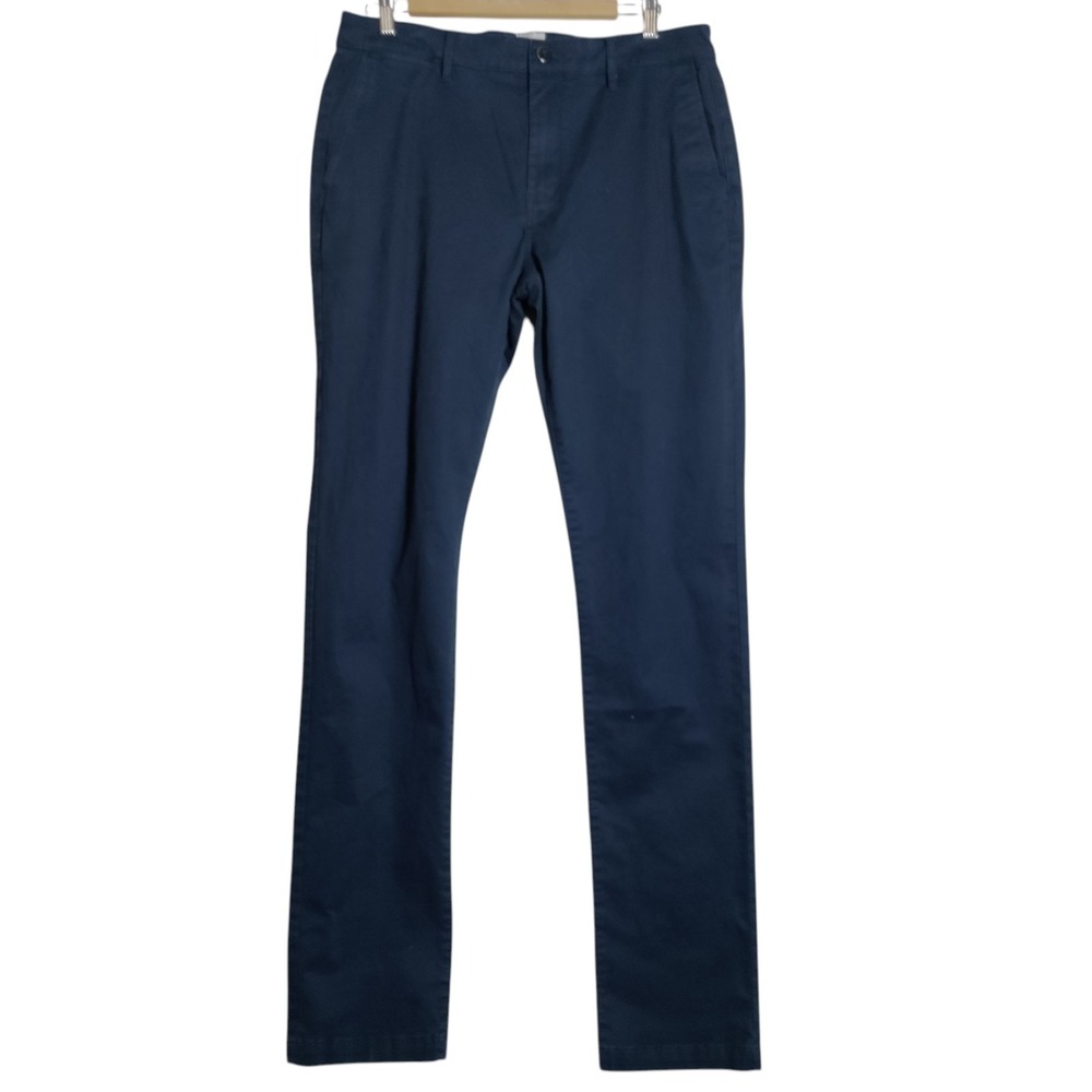 Flint And Tinder Pants‎ Men 34X36 Athletic Tapered Fit Canvas Twill Chino Blue